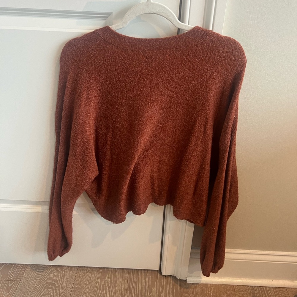 Women's Rust Sweater - Picture 4 of 4